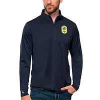 Men's Antigua Navy Nashville SC Tribute Quarter-Zip Pullover Top