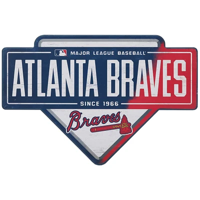 Atlanta Braves 13.3'' x 20'' Base Wood Sign