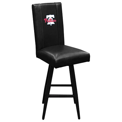 Black Philadelphia Phillies Logo Swivel Bar Stool 2000