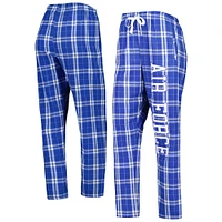 Women's Royal/Silver Air Force Falcons Haley Flannel Sleep Pants