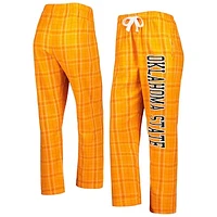 Women's Orange/Yellow Oklahoma State Cowboys Haley Flannel Sleep Pants