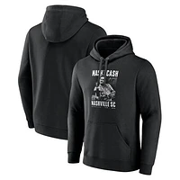 Men's Fanatics Black Nashville SC Johnny Cash Finger Pullover Hoodie