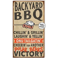 Brown Ohio Northern Polar Bears 11'' x 20'' Indoor/Outdoor BBQ Sign