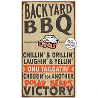 Brown Ohio Northern Polar Bears 11'' x 20'' Indoor/Outdoor BBQ Sign