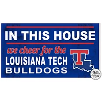 Blue Louisiana Tech Bulldogs 11'' x 20'' Indoor/Outdoor In This House Sign