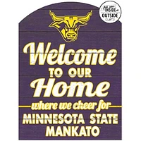 Purple Minnesota State Mavericks 16'' x 22'' Marquee Sign