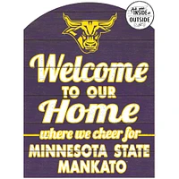 Purple Minnesota State Mavericks 16'' x 22'' Marquee Sign