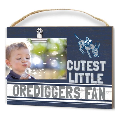 Blue Colorado School of Mines Orediggers 8'' x 10'' Cutest Little Team Logo Clip Photo Frame