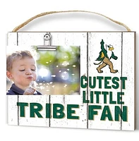 White William & Mary Tribe 8'' x 10'' Cutest Little Weathered Logo Clip Photo Frame