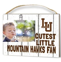 White Lehigh Mountain Hawks 8'' x 10'' Cutest Little Weathered Logo Clip Photo Frame