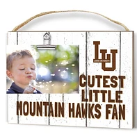 White Lehigh Mountain Hawks 8'' x 10'' Cutest Little Weathered Logo Clip Photo Frame