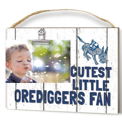 White Colorado School of Mines Orediggers 8'' x 10'' Cutest Little Weathered Logo Clip Photo Frame