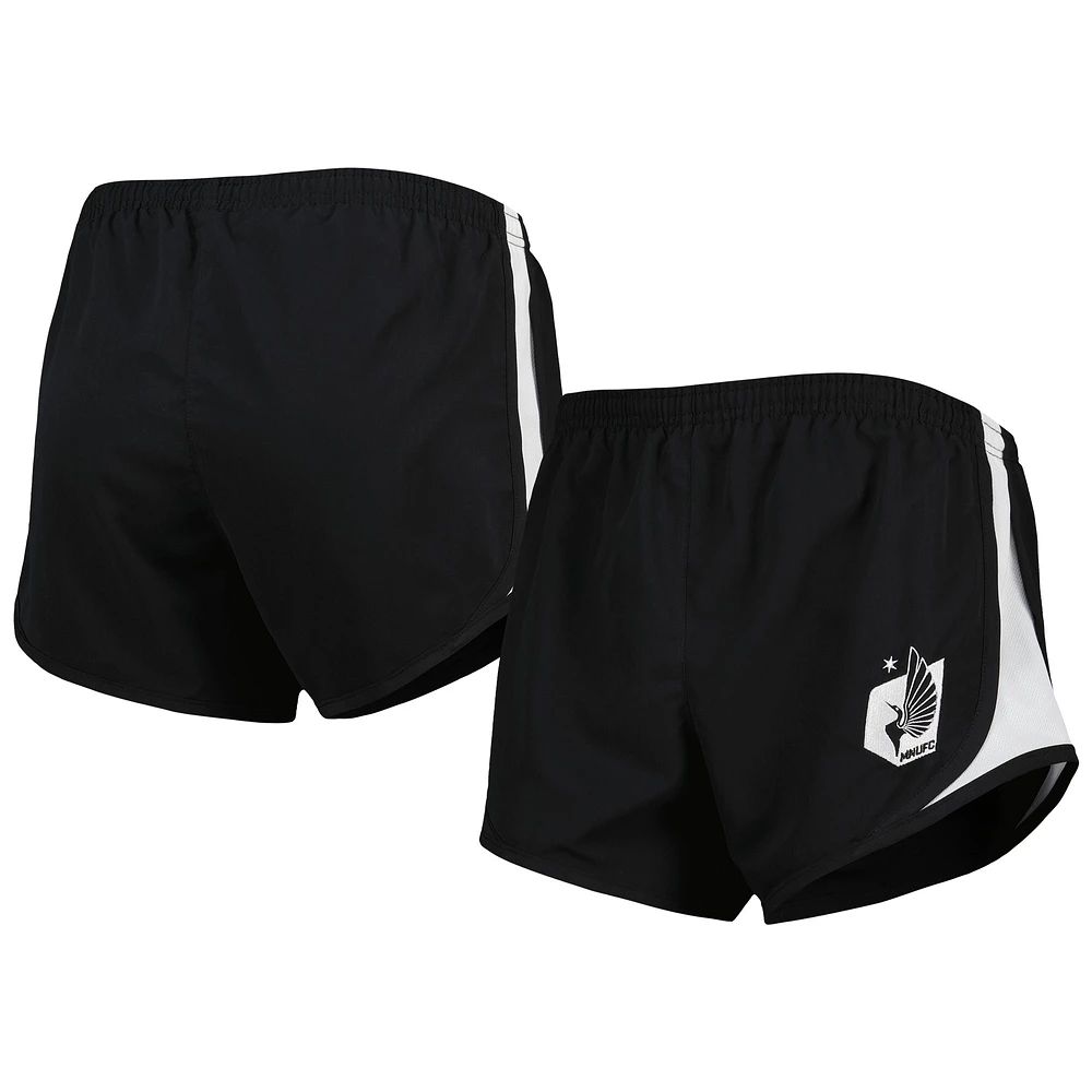 Women's Black Minnesota United FC Basic Sport Mesh Shorts