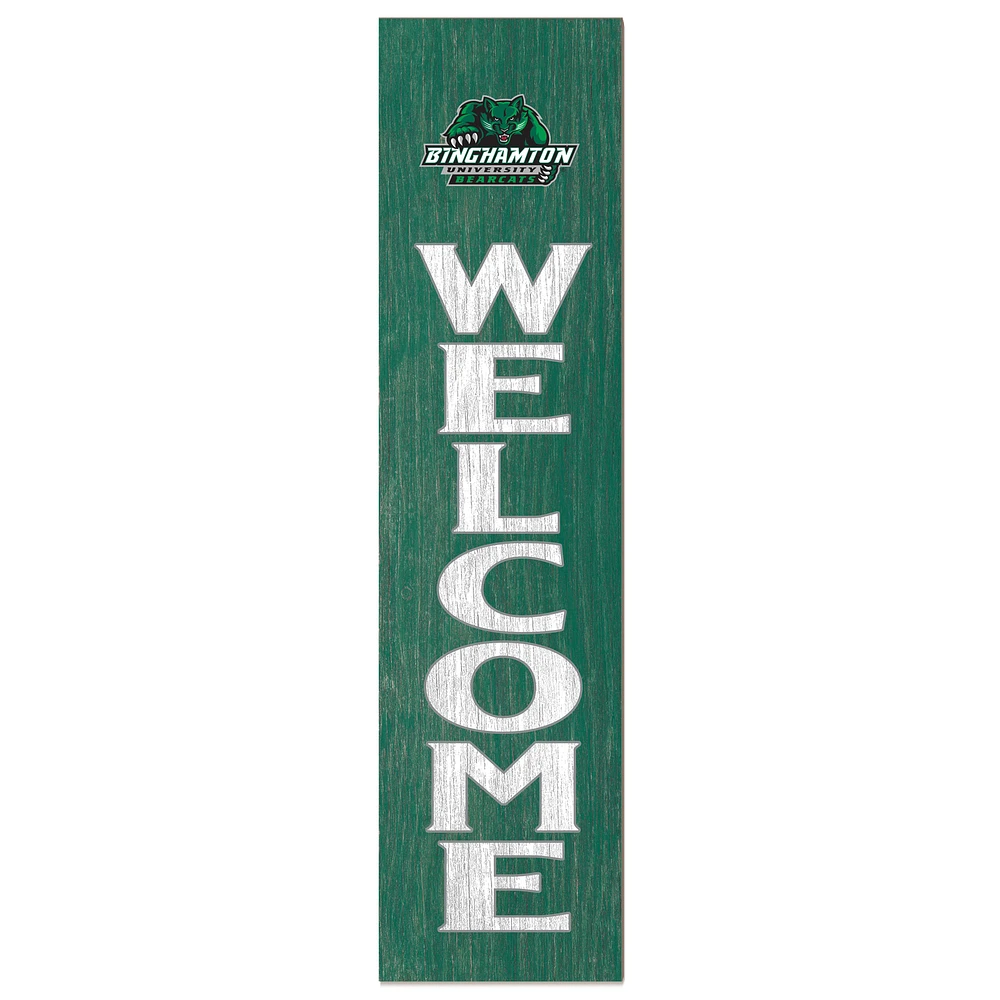 Binghamton Bearcats 12'' x 48'' Welcome Outdoor Leaner