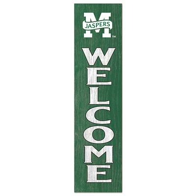 Manhattan Jaspers 12'' x 48'' Welcome Outdoor Leaner