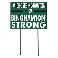 Binghamton Bearcats 18'' x 24'' I Chose Lawn Sign