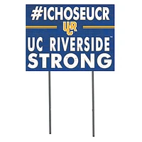 UC Riverside Highlanders 18'' x 24'' I Chose Lawn Sign