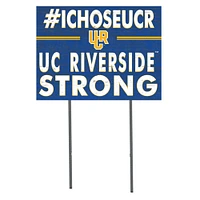 UC Riverside Highlanders 18'' x 24'' I Chose Lawn Sign