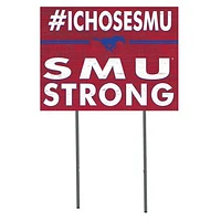 SMU Mustangs 18'' x 24'' I Chose Lawn Sign