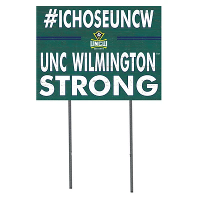 UNC Wilmington Seahawks 18'' x 24'' I Chose Lawn Sign