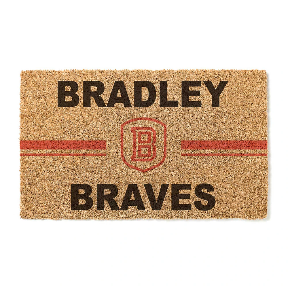 Bradley Braves 18" x 30" Team Logo Doormat