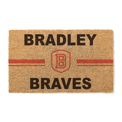 Bradley Braves 18" x 30" Team Logo Doormat