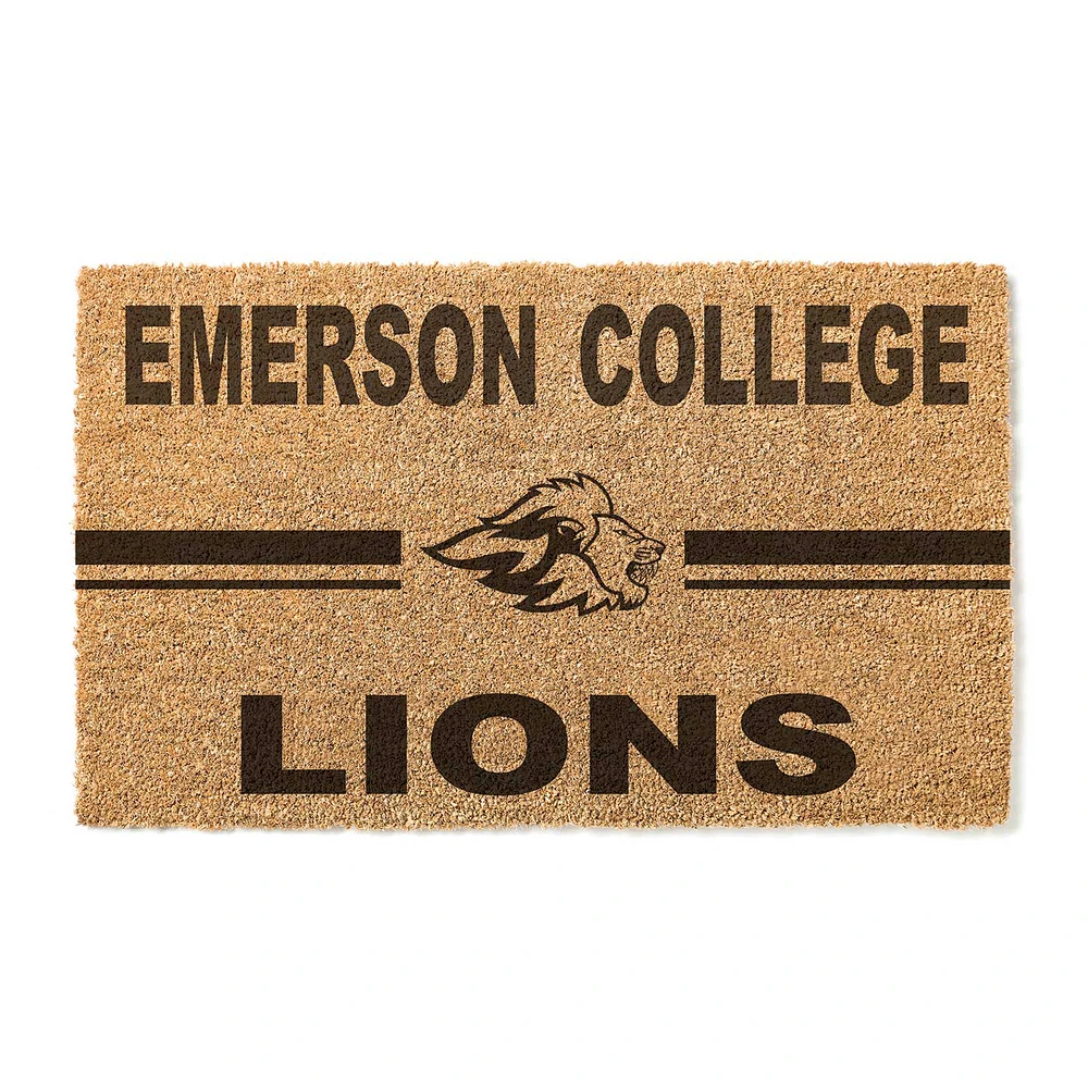 Emerson College Lions 18" x 30" Team Logo Doormat