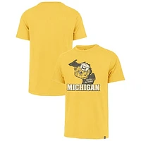 Men's '47 Maize Michigan Wolverines Local Franklin T-Shirt