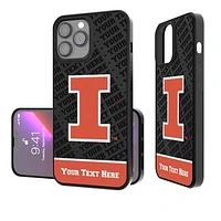 Illinois Fighting Illini Endzone iPhone Personalized Bump Case
