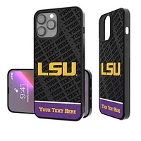 LSU Tigers Endzone iPhone Personalized Bump Case