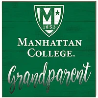 Manhattan Jaspers 10'' x 10'' Grandparent Plaque