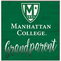 Manhattan Jaspers 10'' x 10'' Grandparent Plaque