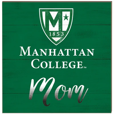 Manhattan Jaspers 10'' x 10'' Mom Plaque
