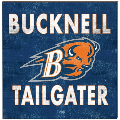 Bucknell Bison 10'' x 10'' Tailgater Sign