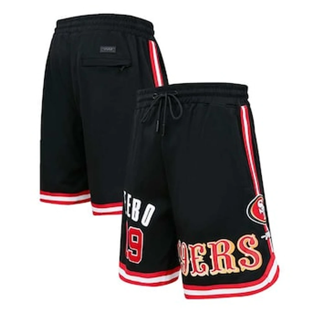 Men's Pro Standard Deebo Samuel Black San Francisco 49ers Player Name & Number Shorts