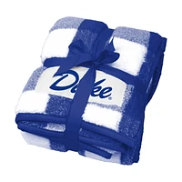 Duke Blue Devils 50'' x 60'' Buffalo Check Frost Fleece Blanket