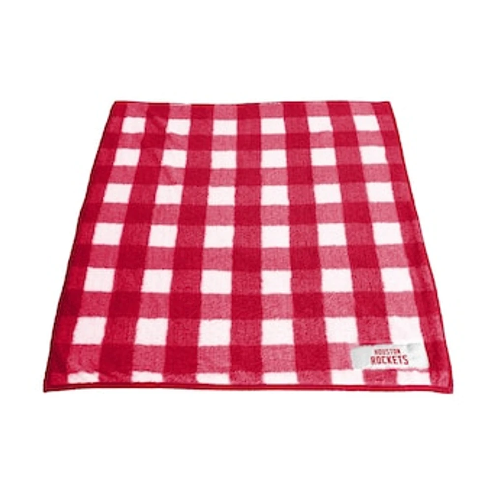 Houston Rockets 50'' x 60'' Buffalo Check Frost Fleece Blanket