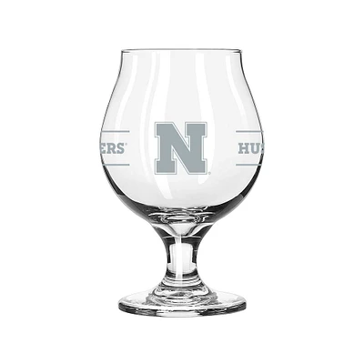 Nebraska Huskers 16oz. Belgium Glass