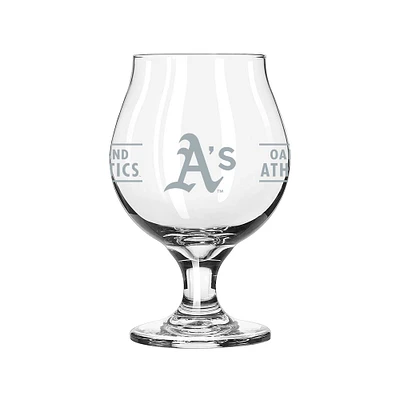 Oakland Athletics 16oz. Belgium Glass