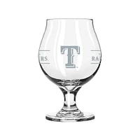 Texas Rangers 16oz. Belgium Glass