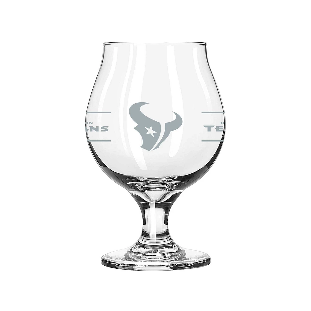 Houston Texans 16oz. Belgium Glass