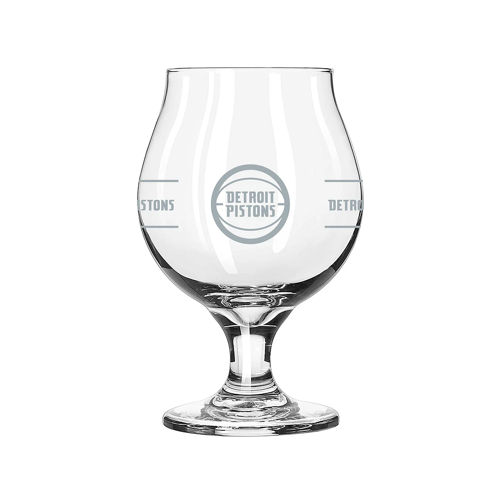 Detroit Pistons 16oz. Belgium Glass