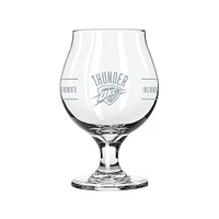 Oklahoma City Thunder 16oz. Belgium Glass