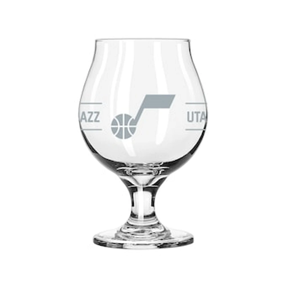 Utah Jazz 16oz. Belgium Glass