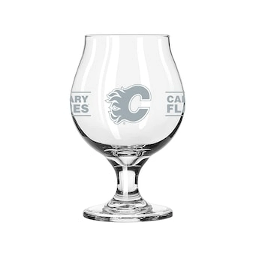 Calgary Flames 16oz. Belgium Glass