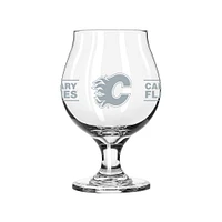Calgary Flames 16oz. Belgium Glass