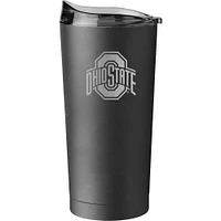 Ohio State Buckeyes 20oz. Black Powder Coat Tumbler