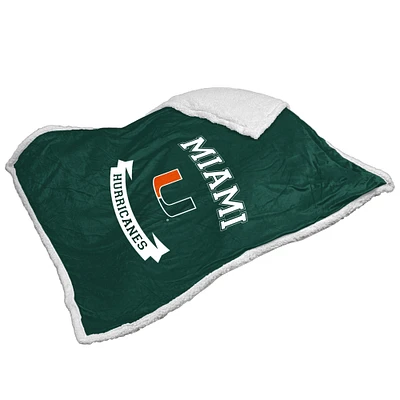 Miami Hurricanes 50" x 60" Sherpa Blanket