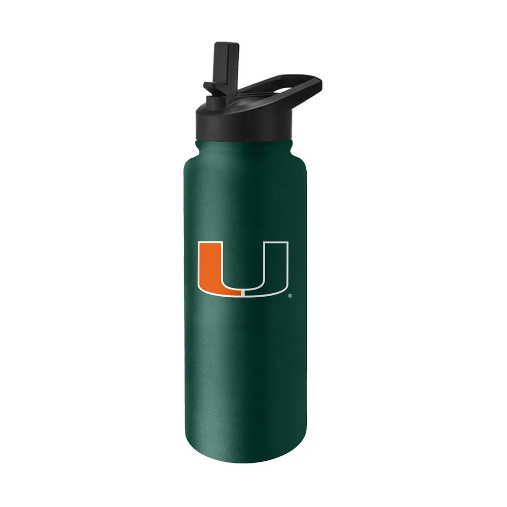 Miami Hurricanes 34oz. Quencher Bottle