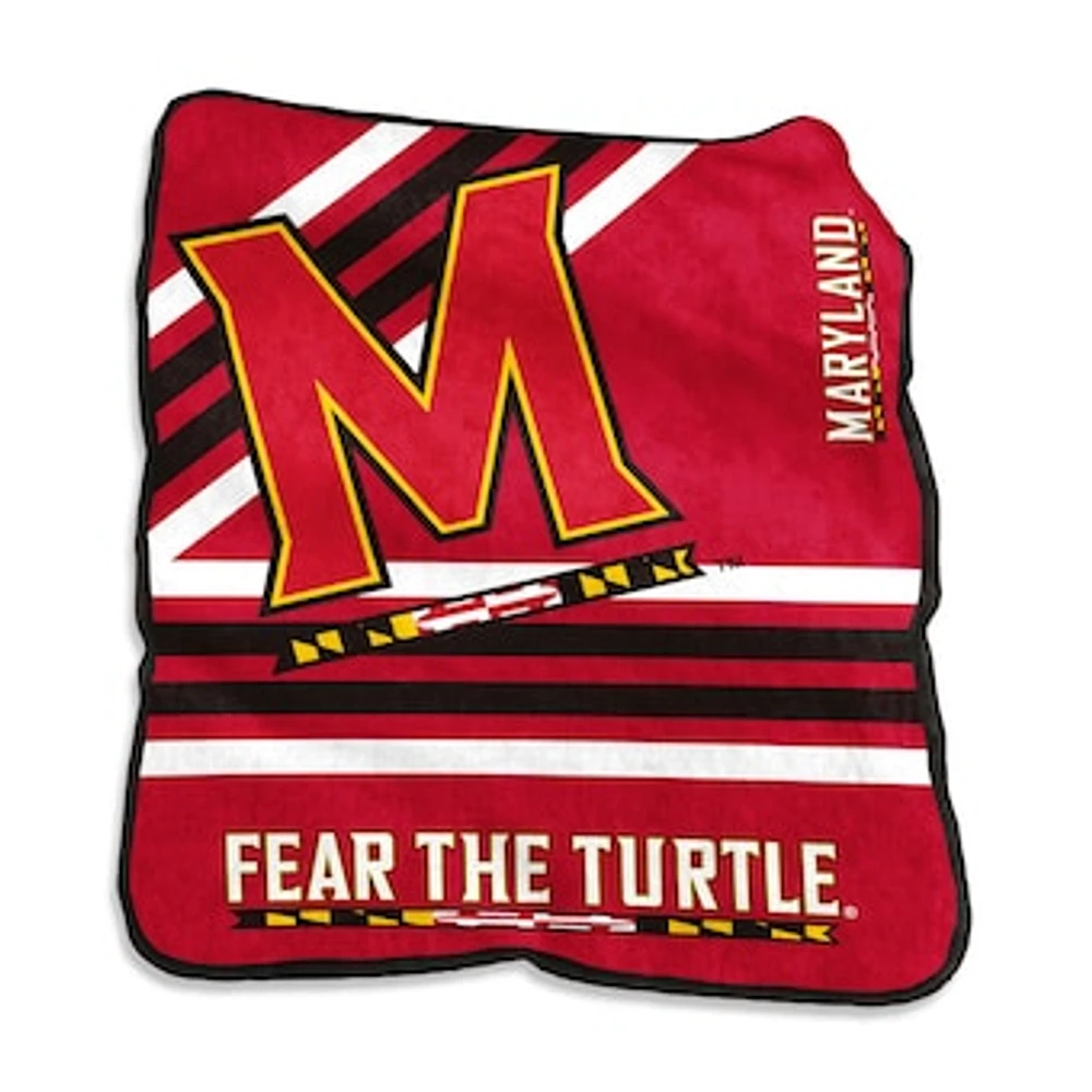 Maryland Terrapins 50'' x 60'' Team Plush Raschel Throw Blanket